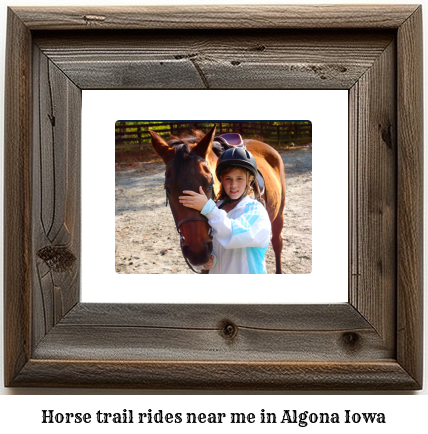 horse trail rides near me in Algona, Iowa